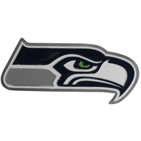 Seattle Seahawks Large Hitch Cover Class II and Class III Metal Plugs