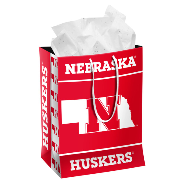Nebraska Cornhuskers Medium Gift Bag