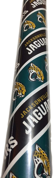 Jacksonville Jaguars Team Wrapping Paper Roll