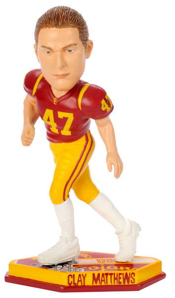 USC Trojans Clay Matthews Forever Collectibles Thematic Base Bobblehead