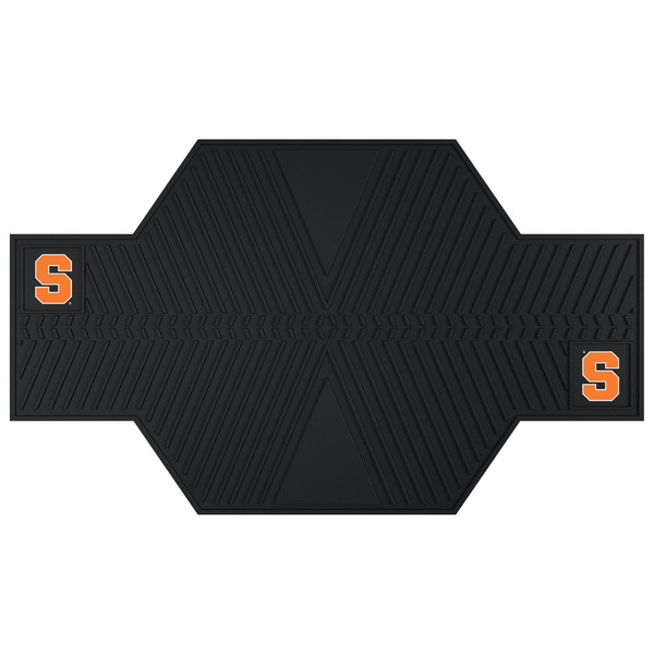 Syracuse University - Syracuse Orange Motorcycle Mat S Primary Logo Black