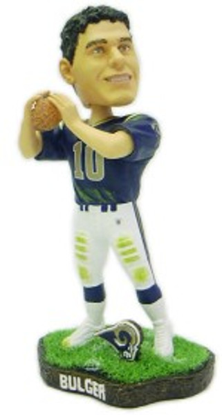 St. Louis Rams Marc Bulger Game Worn Forever Collectibles Bobblehead