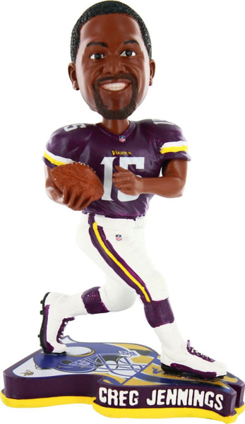 Minnesota Vikings Greg Jennings Pennant Base Bobblehead