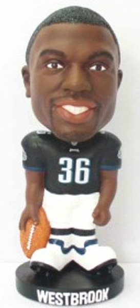 Philadelphia Eagles Brian Westbrook Alternate Forever Collectibles Knucklehead Bobblehead