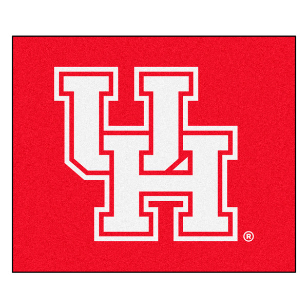 University of Houston - Houston Cougars Tailgater Mat Interlocking UH Primary Logo Red