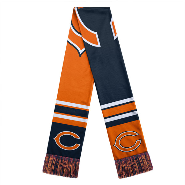 Chicago Bears Scarf Colorblock Big Logo Design