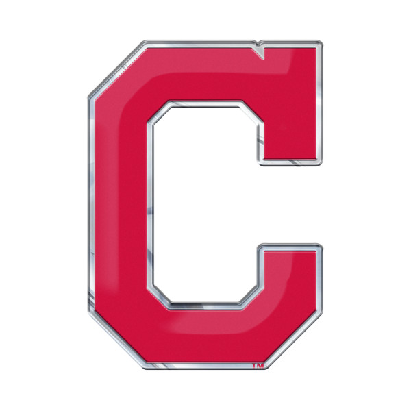 Cleveland Indians Embossed Color Emblem "Block C" Primary Logo