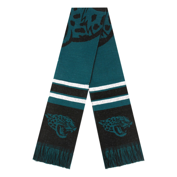 Jacksonville Jaguars Scarf Colorblock Big Logo Design