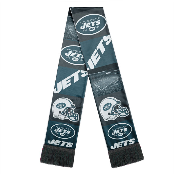 New York Jets Scarf Printed Bar Design