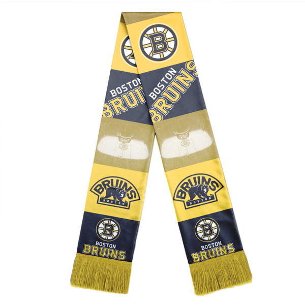 Boston Bruins Scarf Printed Bar Design