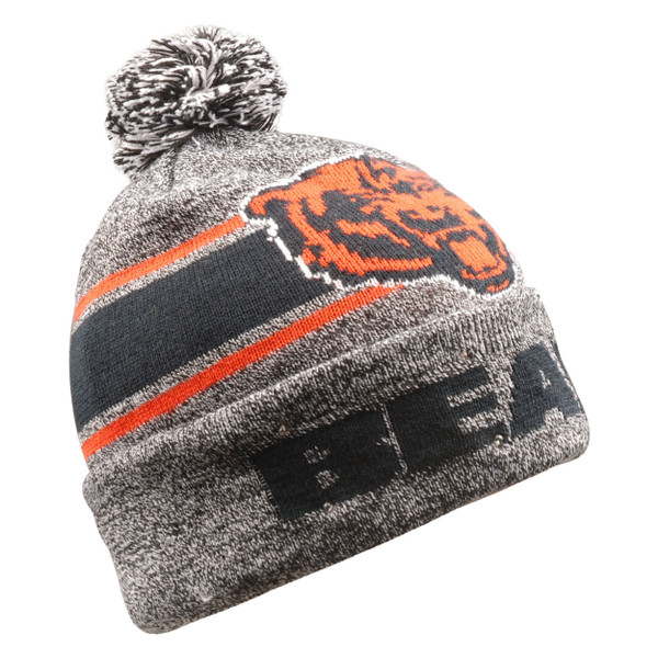 Chicago Bears Beanie Gray Stripe Light Up