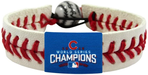 Chicago Cubs Bracelet Classic Baseball 2016 World Series