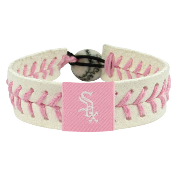 Chicago White Sox Bracelet Baseball Pink