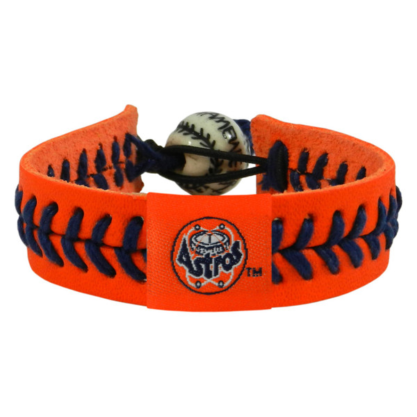 Houston Astros Bracelet Team Color Baseball Retro 80's Logo