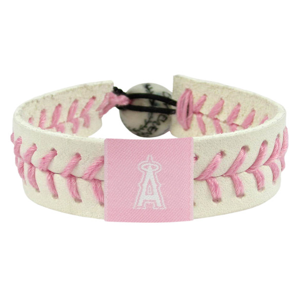 Los Angeles Angels Bracelet Baseball Pink