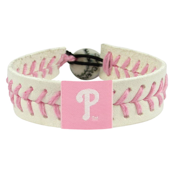 Philadelphia Phillies Bracelet Baseball Pink