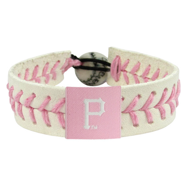 Pittsburgh Pirates Bracelet Baseball Pink