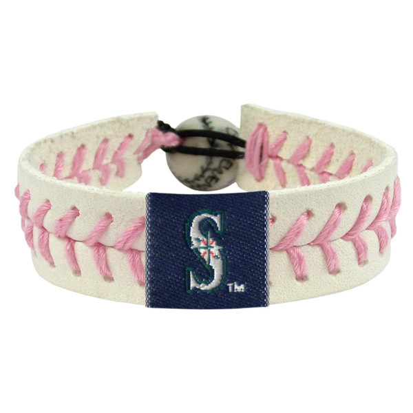 Seattle Mariners Bracelet Baseball Pink