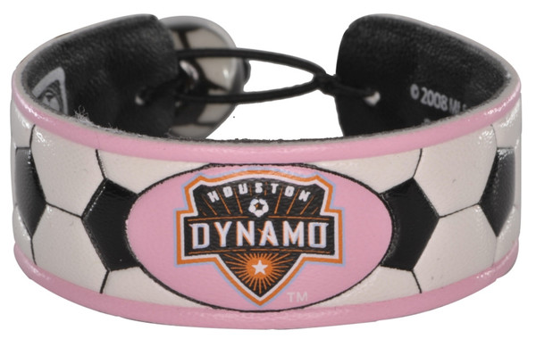 Houston Dynamo Bracelet Soccer Pink