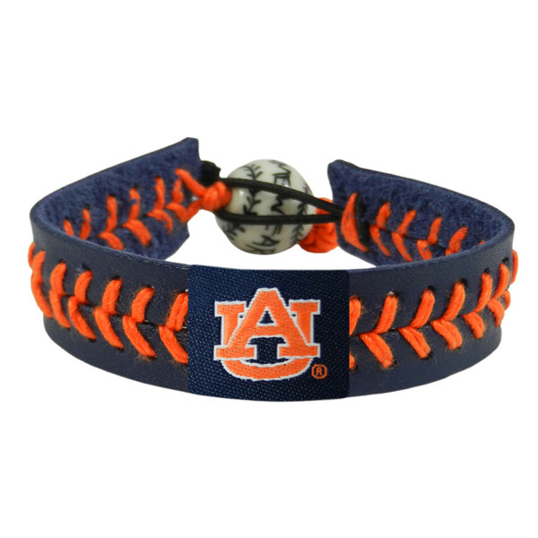 Auburn Tigers Bracelet Team Color Baseball