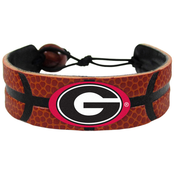 Georgia Bulldogs Power G Logo Classic Basketball Bracelet