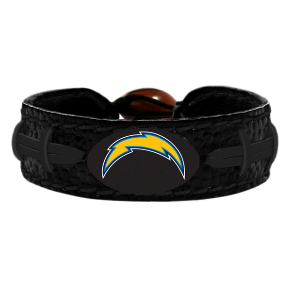 Los Angeles Chargers Bracelet Team Color Tonal Black Football