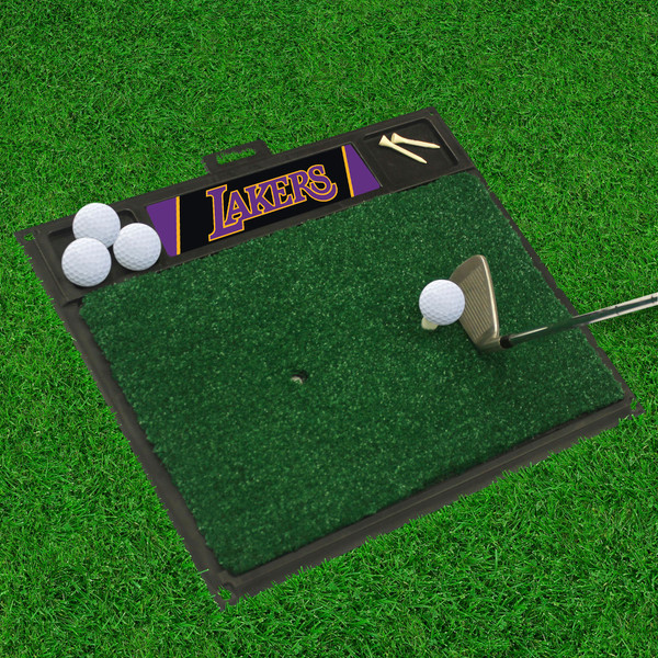 NBA - Los Angeles Lakers Golf Hitting Mat 20" x 17"