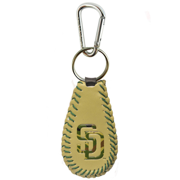 San Diego Padres Keychain Classic Baseball Camo