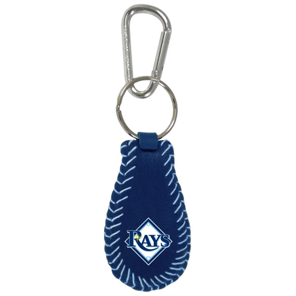 Tampa Bay Rays Keychain Team Color Baseball