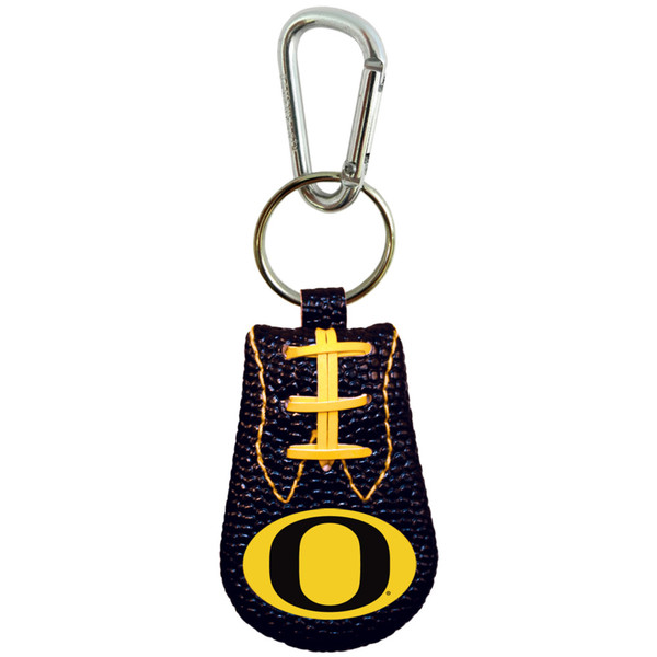 Oregon Ducks Team Color Football Keychain