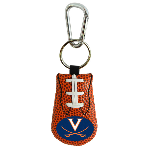 Virginia Cavaliers Classic Football Keychain