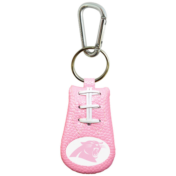 Carolina Panthers Keychain Pink Football
