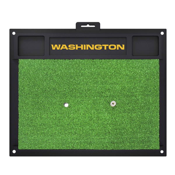 Washington Commanders Golf Hitting Mat Washington Wordmark Maroon