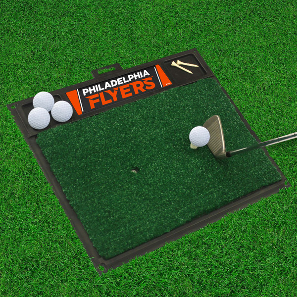 NHL - Philadelphia Flyers Golf Hitting Mat 20" x 17"