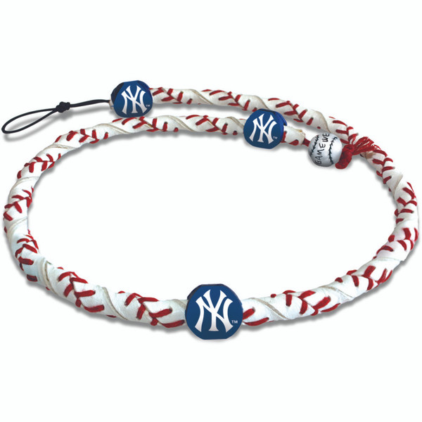 New York Yankees Necklace Frozen Rope Baseball