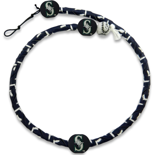 Seattle Mariners Team Color Frozen Rope Baseball Necklace