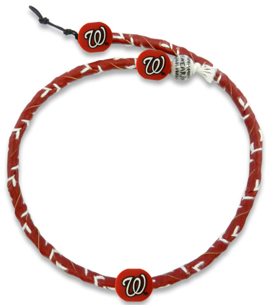 Washington Nationals Necklace Frozen Rope Team Color Baseball