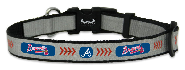 Atlanta Braves Reflective Toy Baseball Collar