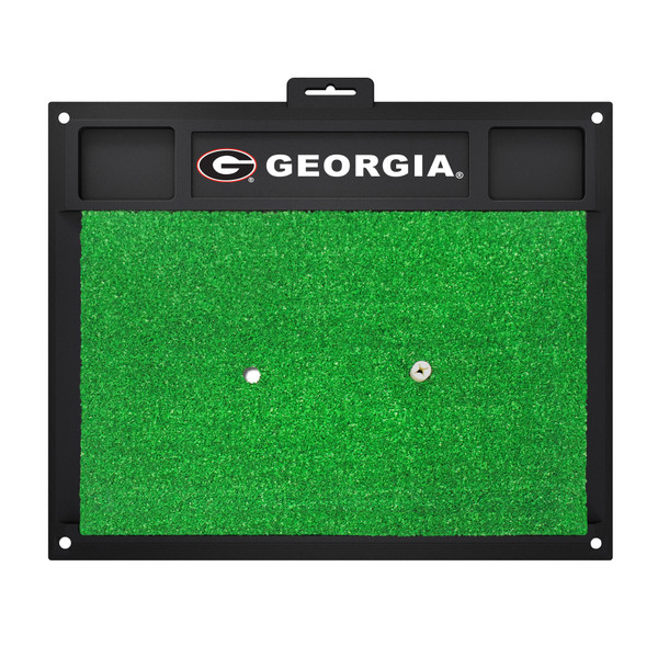 University of Georgia - Georgia Bulldogs Golf Hitting Mat G Primary Logo and Wordmark Black