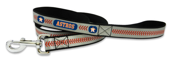 Houston Astros Reflective Baseball Leash - S