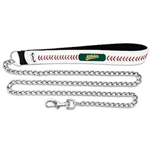 Oakland Athletics Baseball Leather Leash - L