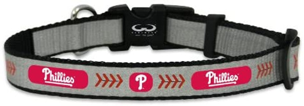 Philadelphia Phillies Pet Collar Reflective Baseball Size Toy