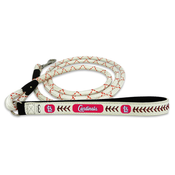 St. Louis Cardinals Frozen Rope Baseball Leather Leash - L