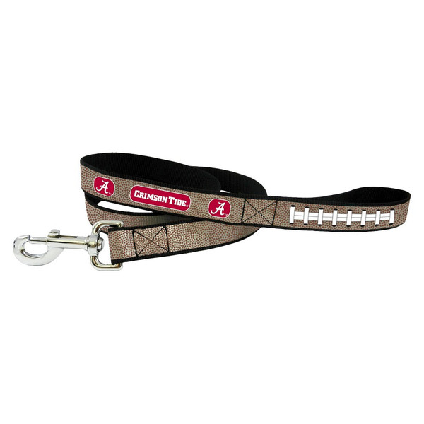 Alabama Crimson Tide Pet Leash Reflective Football Size Small Alternate