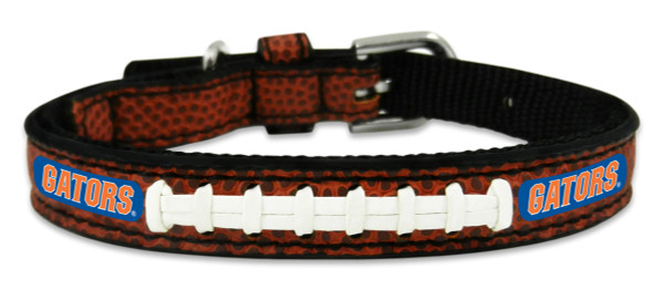 Florida Gators Classic Leather Toy Football Collar