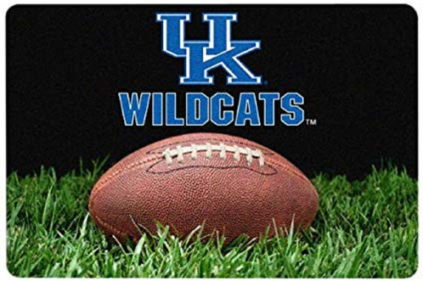 Kentucky Wildcats Classic Football Pet Bowl Mat - L -
