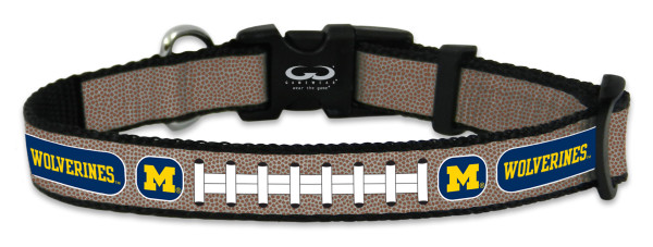 Michigan Wolverines Reflective Toy Football Collar