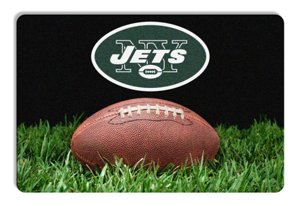 New York Jets Classic NFL Football Pet Bowl Mat - L