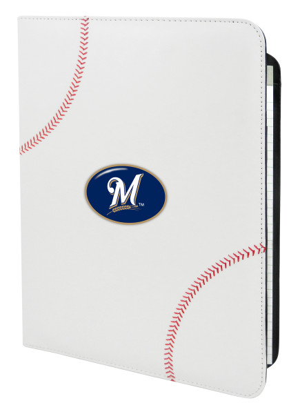 Milwaukee Brewers Classic Baseball Portfolio - 8.5 in x 11 in