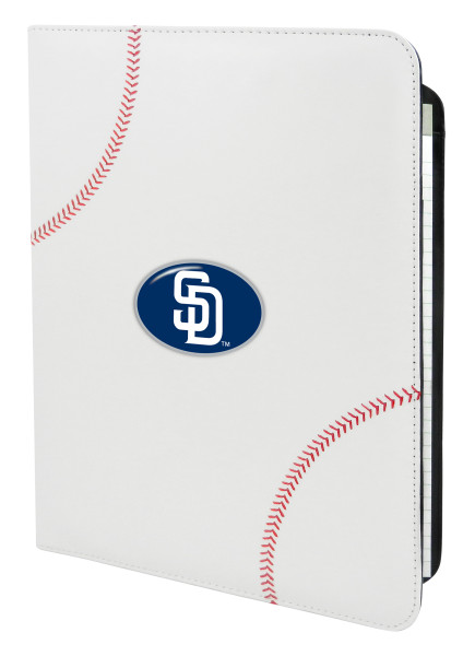 San Diego Padres Classic Baseball Portfolio - 8.5 in x 11 in